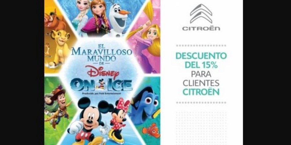El nuevo Citro&euml;n C4 Lounge te invita a vivir el mundo fant&aacute;stico de Disney On Ice