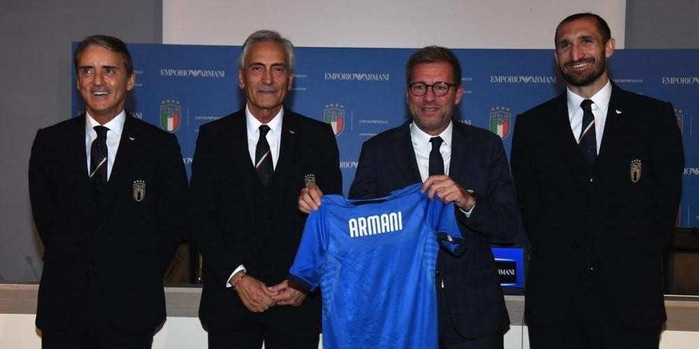 Emporio Armani vestir&aacute; a las selecciones de f&uacute;tbol italianas