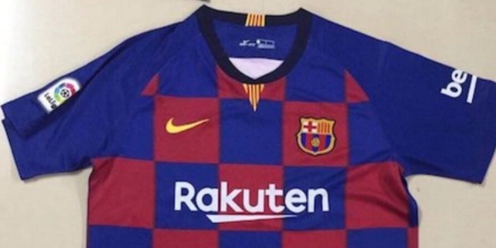 En China ya venden la camiseta disruptiva que usar&iacute;a el Barcelona la pr&oacute;xima temporada