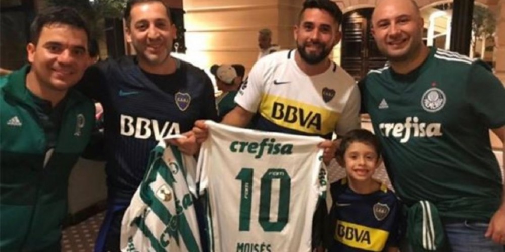Los hinchas que ayudaron a un dirigente de Palmeiras en La Boca y fueron invitados a Brasil