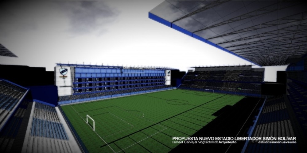 Bol&iacute;var proyecta su nuevo estadio en La Paz