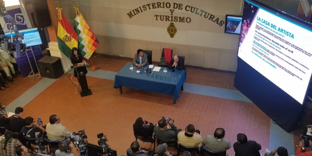Ministerio de Culturas de Bolivia presenta un positivo informe de gesti&oacute;n en 2018
