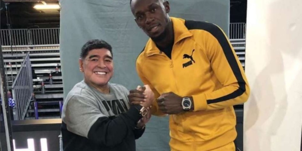 &iquest;Bolt nuevo refuerzo del equipo que dirige Maradona?