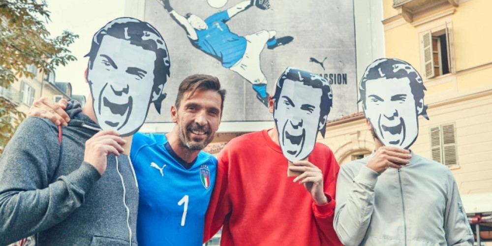 Italia revel&oacute; su nueva camiseta en un lujoso dise&ntilde;o de la mano de Gianluigi Buffon