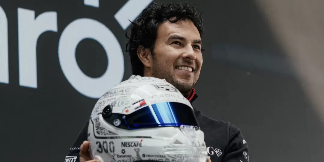 Checo Pérez celebrará sus 300 Grandes Premios con un casco especial en México