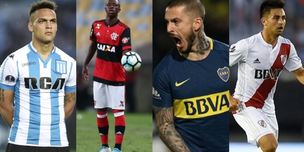 Cuando los goles cotizan en euros. Los 10 delanteros m&aacute;s caros de la Libertadores 2018