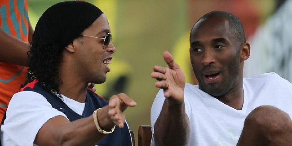 Ronaldinho publicó un video homenaje a Kobe Bryant