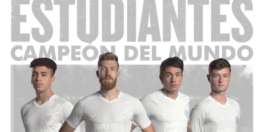 Estudiantes LP lanza una camiseta especial conmemorando los 50 a&ntilde;os del Campeonato del Mundo 