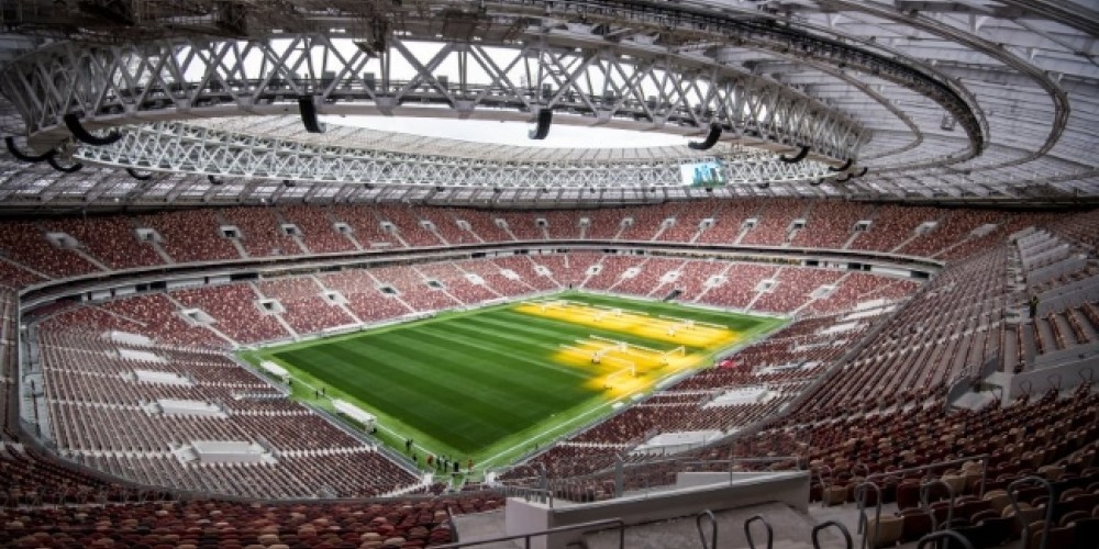 Finalizan las obras del estadio que albergar&aacute; la final de Rusia 2018, a estrenar por Messi en noviembre