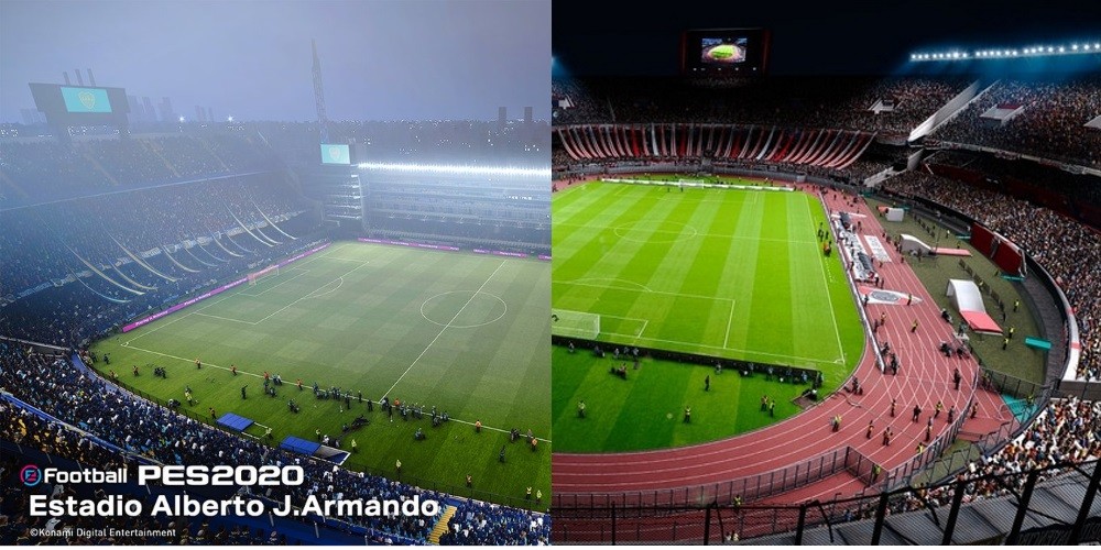 De La Bombonera al Monumental, estos son los estadios del PES 2020