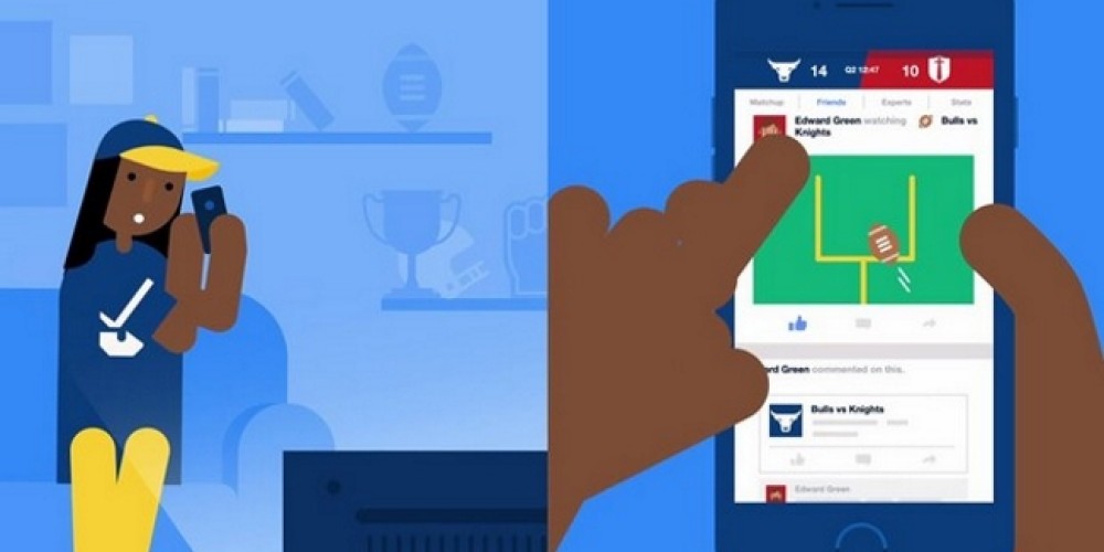 Facebook lanz&oacute; Sports Stadium para competir contra Twitter como segunda pantalla