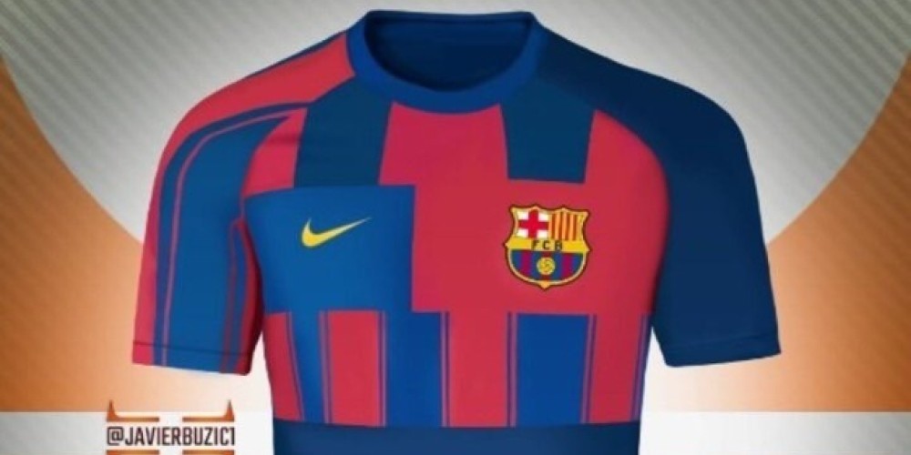 El FC Barcelona prepara una camiseta especial para celebrar sus 20 a&ntilde;os con Nike