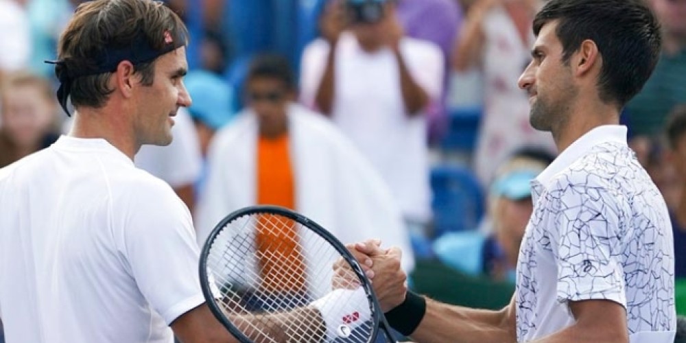 El divertido cruce entre Federer y Djokovic planificando festejos para la Laver Cup