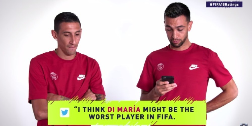 La imperdible reacci&oacute;n de los jugadores al ver sus puntuaciones en el FIFA 18 