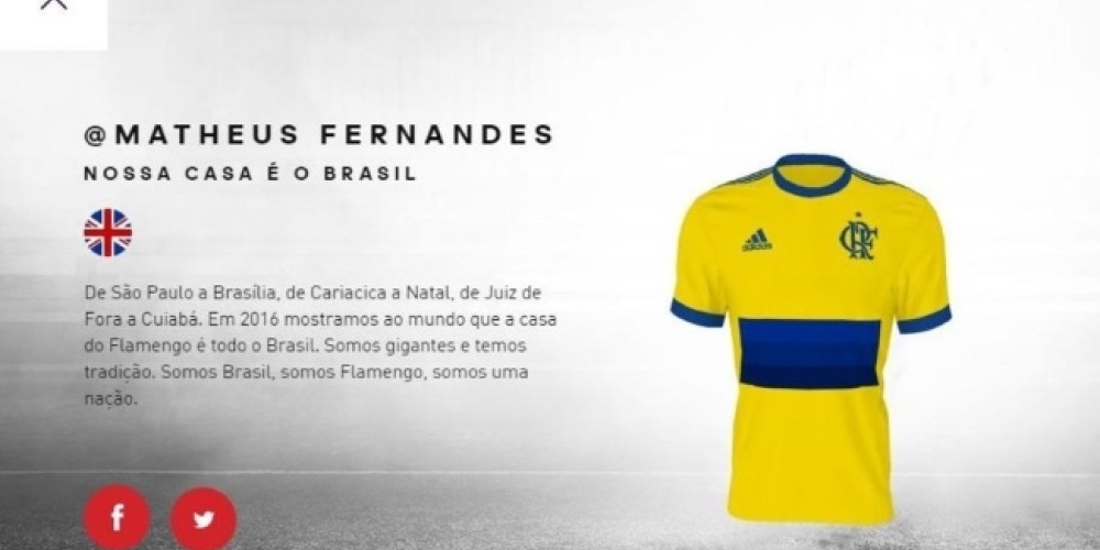 El Flamengo revel&oacute; los modelos finalistas de su nuevo uniforme dise&ntilde;ado por sus hinchas