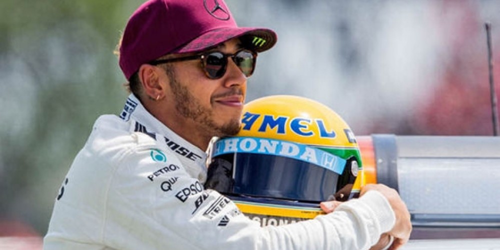 Hamilton admiti&oacute; haber escuchado consejos de Ayrton Senna durante su &uacute;ltima carrera