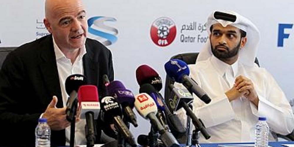 Infantino confirm&oacute; las fechas del Mundial de Qatar 2022	