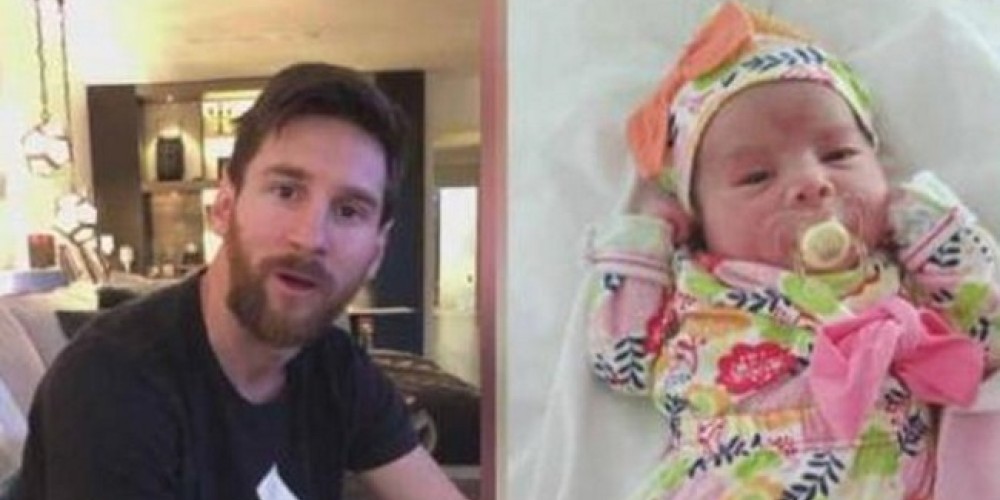Nombr&oacute; a su hija Lionela y Messi les mand&oacute; un saludo cuando se enter&oacute;