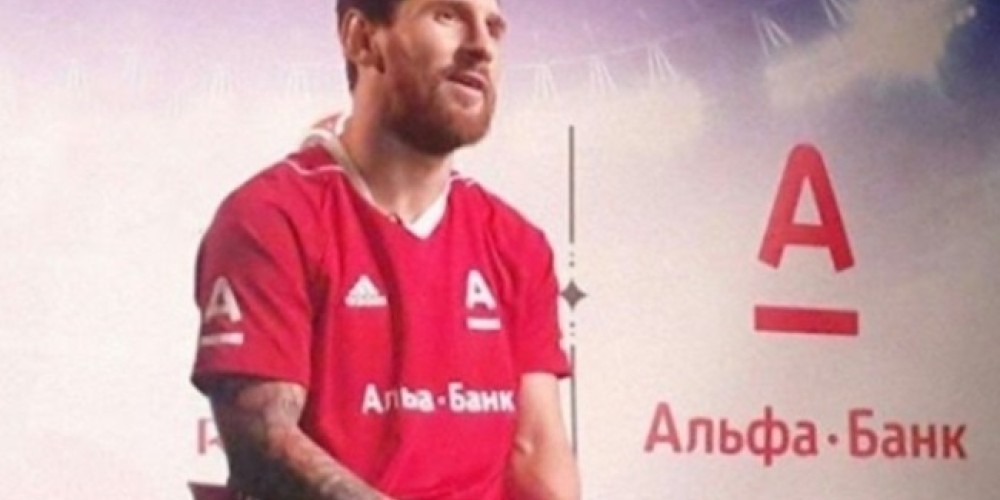 Lionel Messi es la nueva imagen de un banco ruso