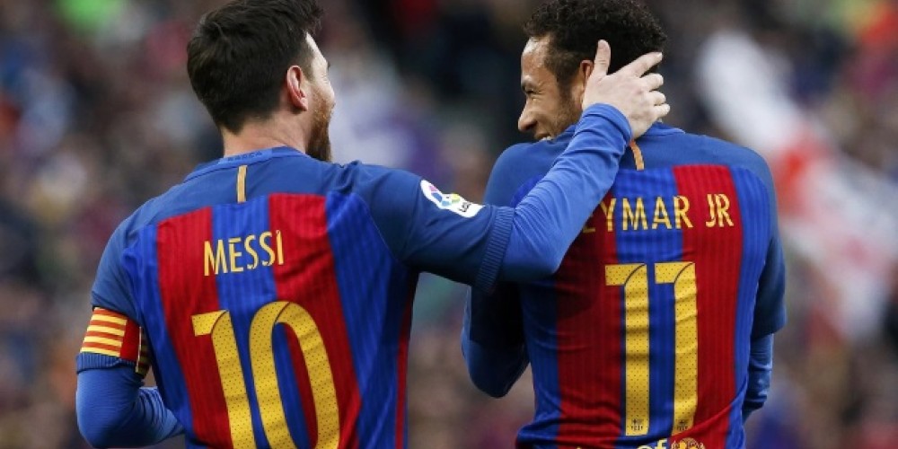 Messi se emocion&oacute; en el video del regalo navide&ntilde;o a Neymar Jr.