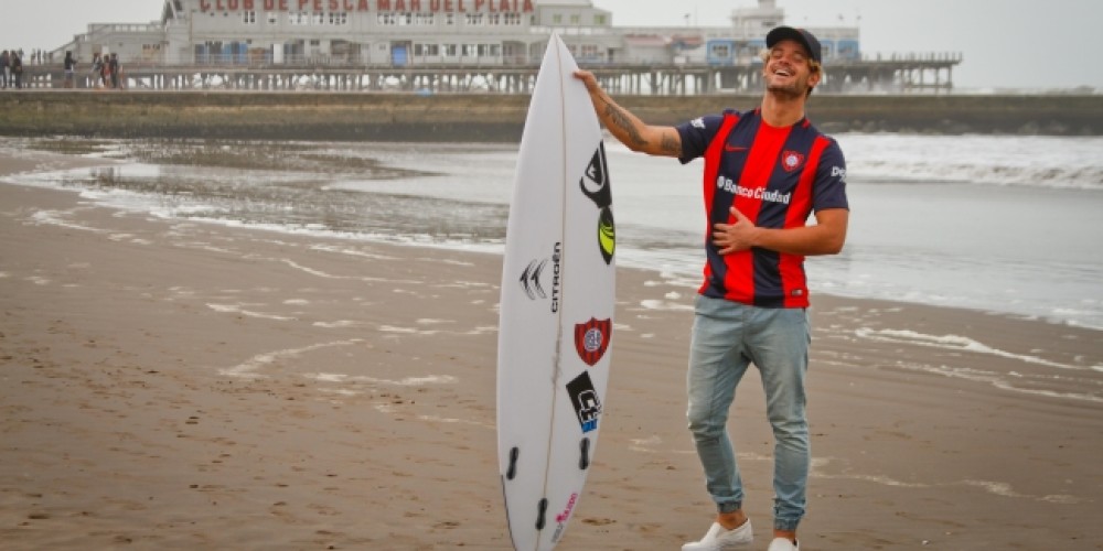 El mejor surfista argentino representar&aacute; a San Lorenzo