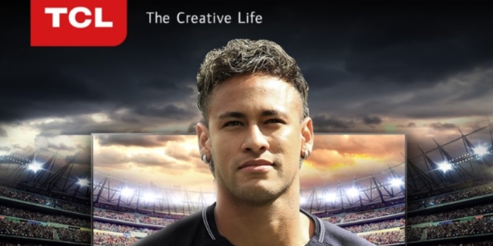 De cara al Mundial Neymar cierra su tercer patrocinio en dos meses y se convierte en embajador TCL