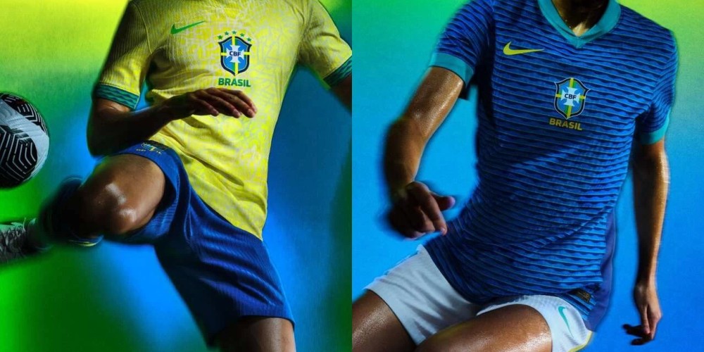 Nike present&oacute; las nuevas camisetas de Brasil