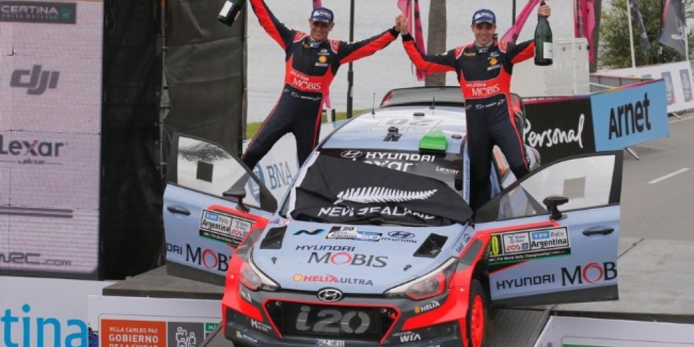 Hyundai hace historia ganando el Rally Argentina tras una espectacular actuaci&oacute;n