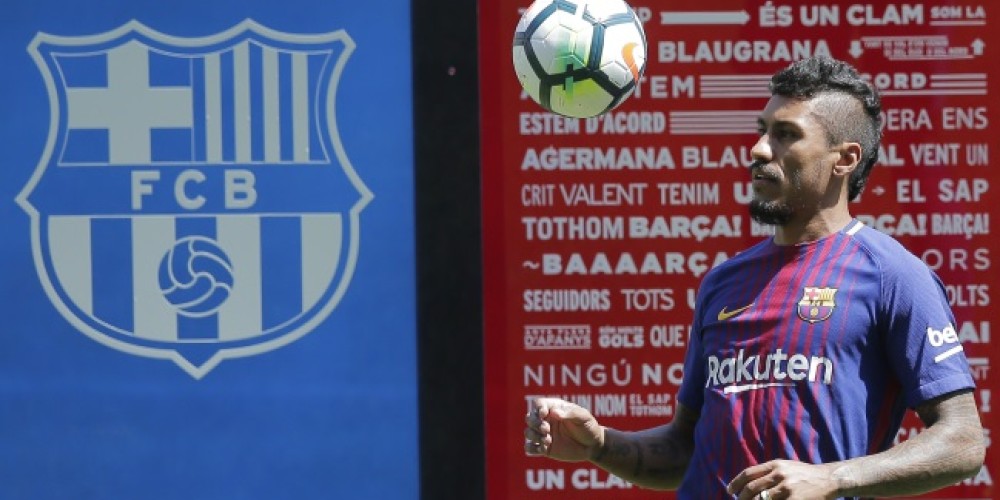 Paulinho vendi&oacute; una sola camiseta en su presentaci&oacute;n en el FC Barcelona