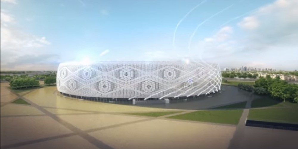 Qatar present&oacute; su cuarto estadio para el Mundial con un particular sistema de enfriamiento 