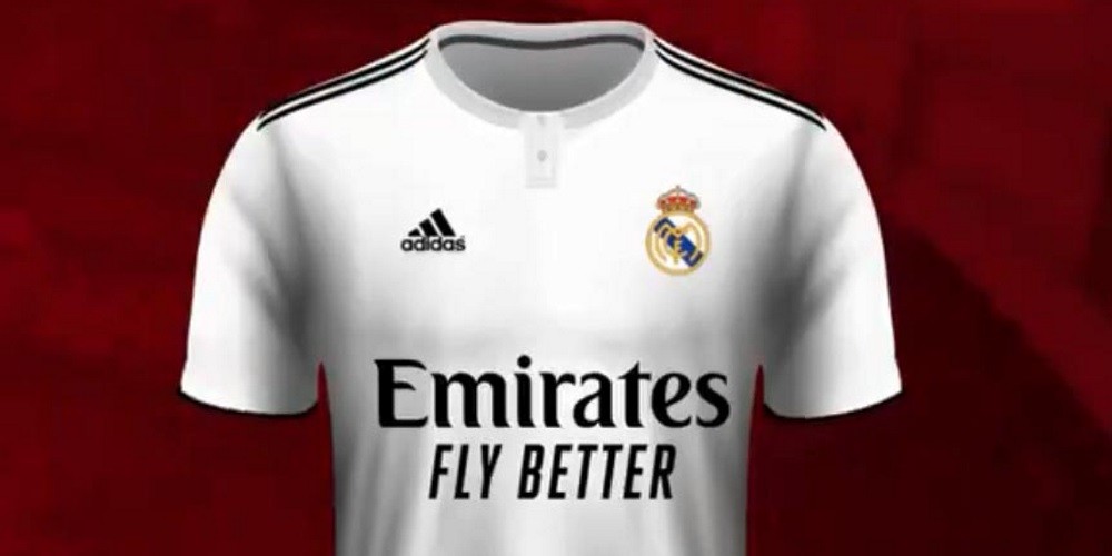 Emirates activa su patrocinio con el Real Madrid y cambia su camiseta para El Cl&aacute;sico