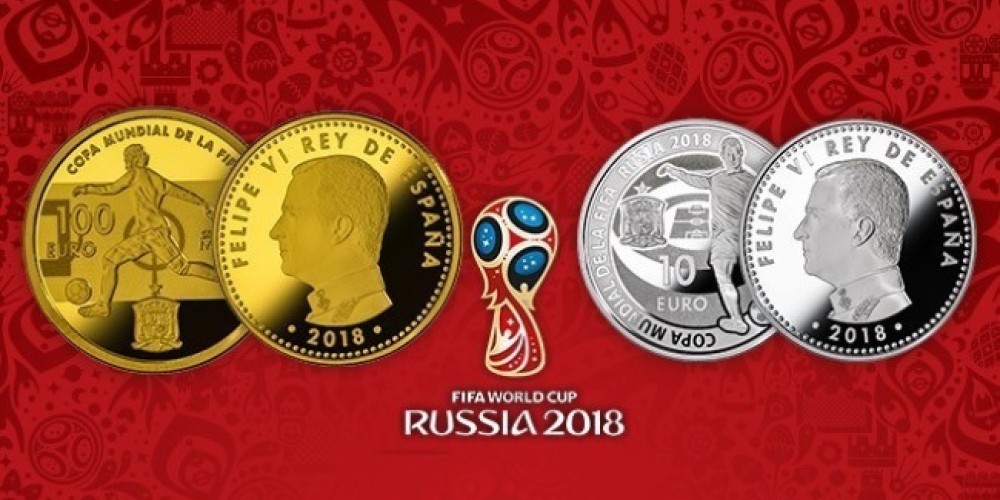 Espa&ntilde;a lanz&oacute; unas monedas especiales por Rusia 2018