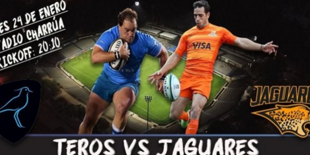 Teros vs Jaguares, el primer partido nocturno de rugby en el estadio Charr&uacute;a