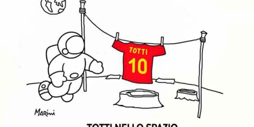 Una misi&oacute;n italiana llev&oacute; la camiseta de Totti al espacio exterior