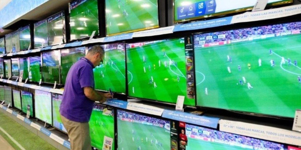La industria de televisores registr&oacute; su punto de ventas m&aacute;s alto en la historia durante la Copa del Mundo