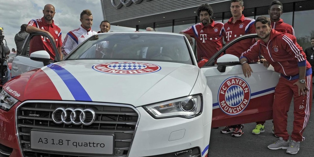 Resultado de imagen para bayern munich audi