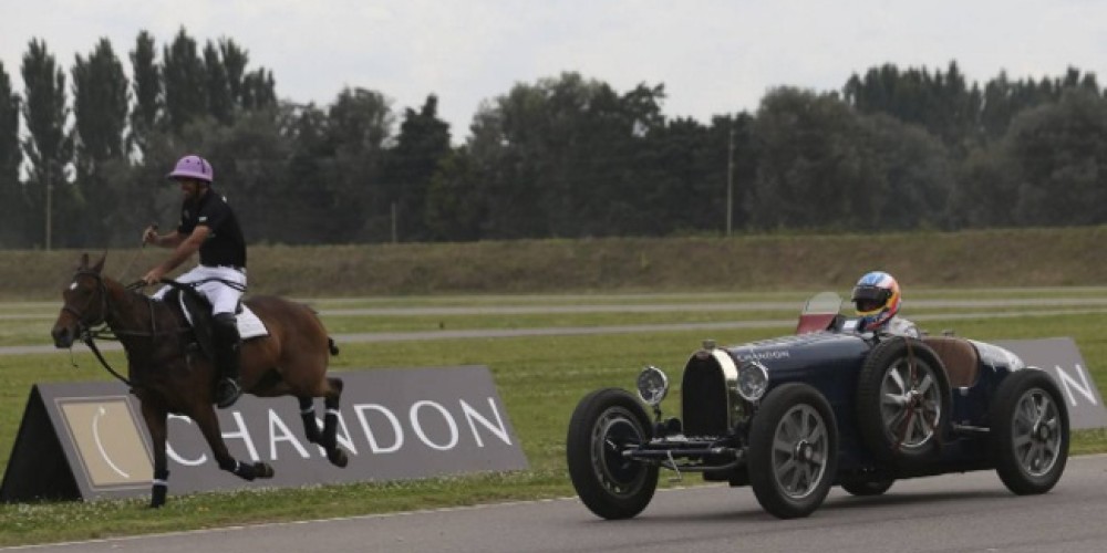 La velocidad de Fernando Alonso se midi&oacute; frente a &iexcl;un caballo!