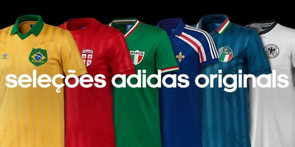 adidas Originals relanzó la línea de camisetas retro de selecciones mundialistas