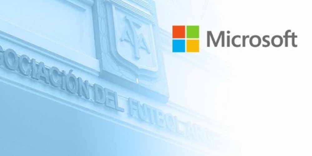 La AFA firm&oacute; un acuerdo de desarrollo tecnol&oacute;gico con Microsoft