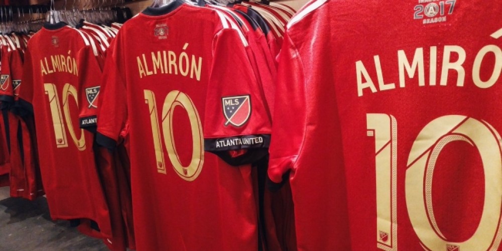 La camiseta de Almiron es la m&aacute;s vendida del Atlanta United