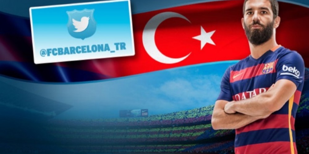 Barcelona lanza en Twitter un perfil en turco por Arda Turan