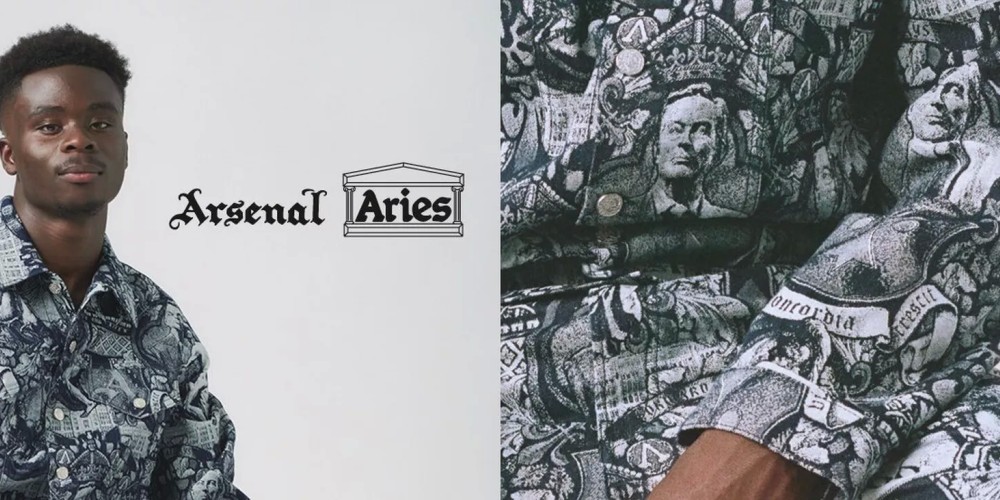 El Arsenal lanz&oacute; una nueva colecci&oacute;n de ropa streetwear junto con Aries