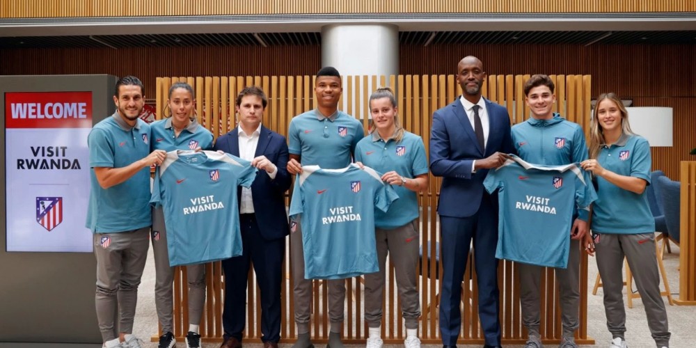 El Atlético de Madrid se alió con Visit Rwanda para la espalda de la camiseta hasta 2028