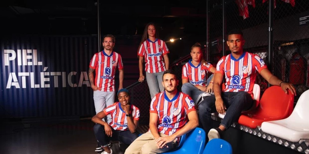 Atl&eacute;tico de Madrid present&oacute; su nueva camiseta para la temporada 2024/25