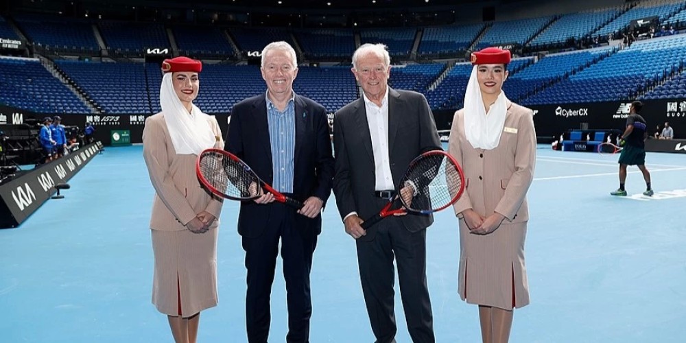 El Australian Open y Emirates renovaron su acuerdo hasta 2029