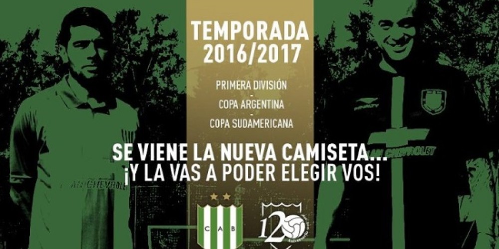 Los hinchas de Banfield podr&aacute;n elegir la nueva camiseta del equipo