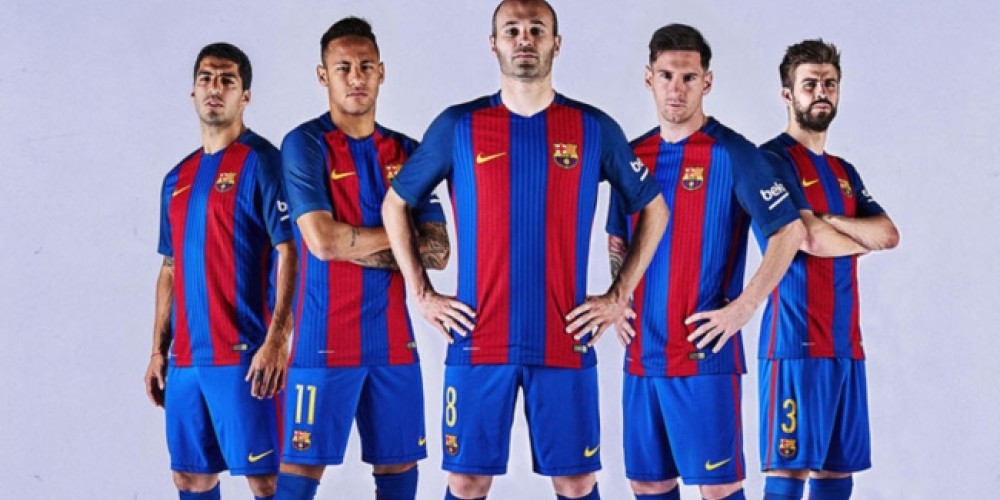 La nueva indumentaria del FC Barcelona para la temporada 2016/17