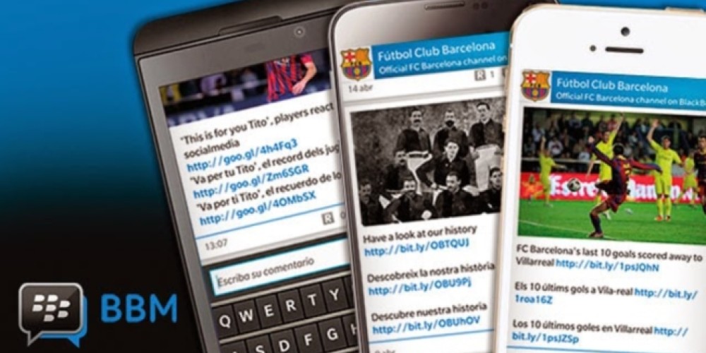 El Barcelona abre su canal de BBM