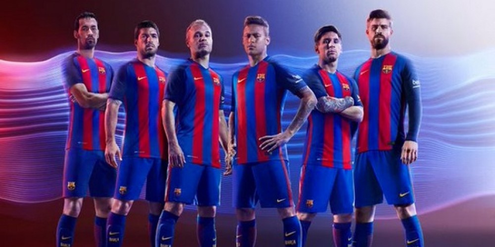 Se conoci&oacute; la nueva camiseta del Barcelona, sin sponsor