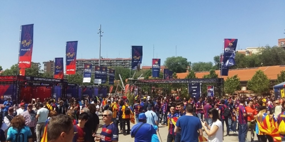 Copa del Rey: Madrid ya prepara la &lsquo;fan zone&rsquo; para hinchas del FC Barcelona que no ingresen al estadio